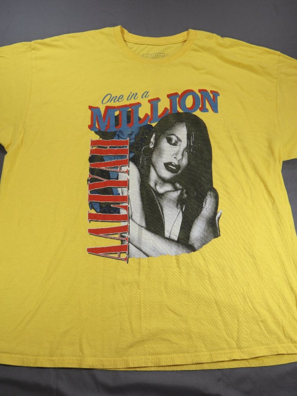 Aaliyah One in a Million T Shirt XXL Adult Short Sleeve 100% Cotton